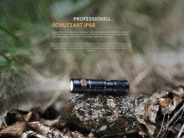 Fenix E05R LED Schlüsselbundlampe 400 Lumen schwarz