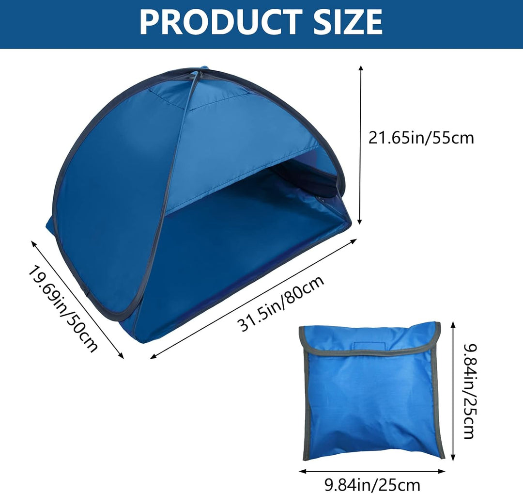 Pop Up Sonnenzelt, Mini Strand Sonnenschutz Gesicht Kopf Schatten Schutz Zelt für Outdoor Picknick C