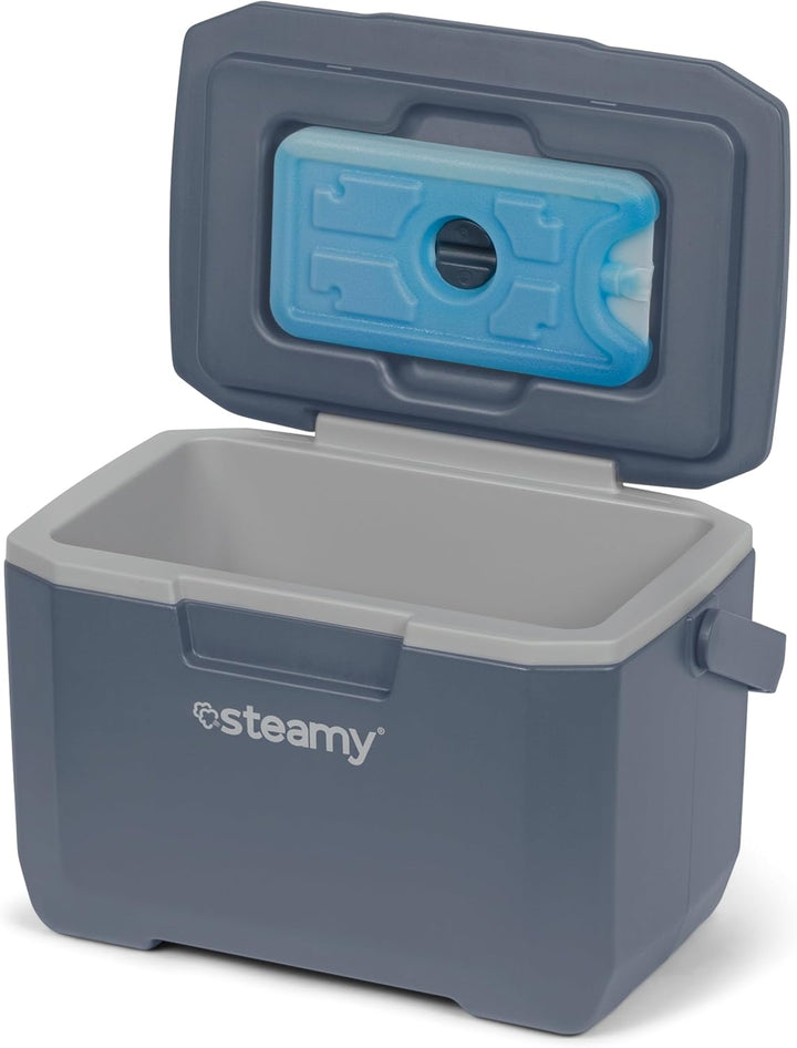 Steamy Cool 6, Kühlbox Inklusive Kühlelement!, 6 Liter, Blau