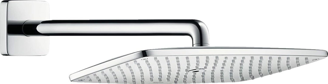 hansgrohe Duschkopf Raindance E, Kopfbrause wassersparend, Regendusche mit 1 Strahlart, Wandhalterun
