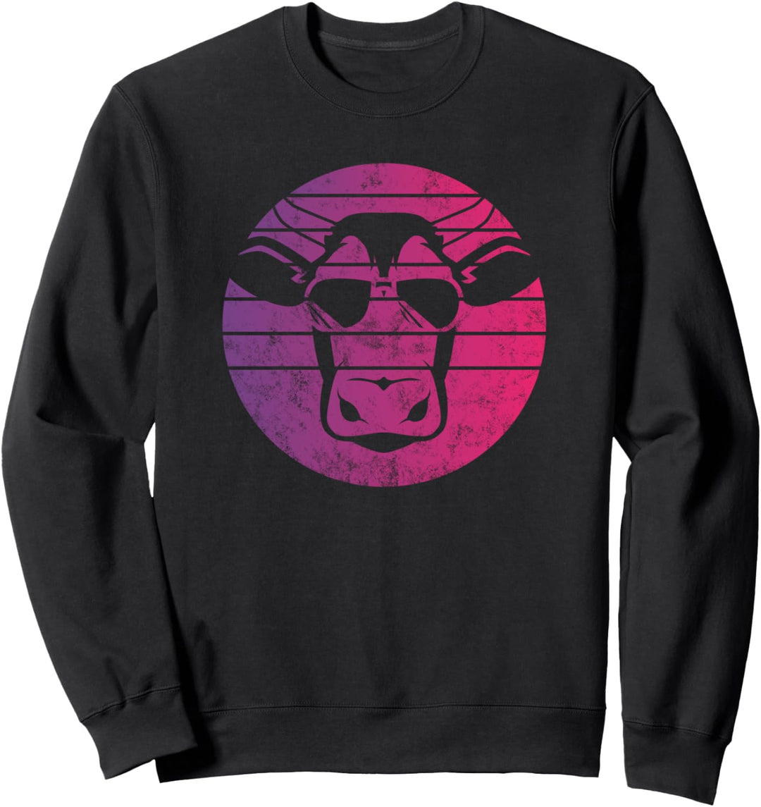 Kuh Retro Style Vintage Sweatshirt