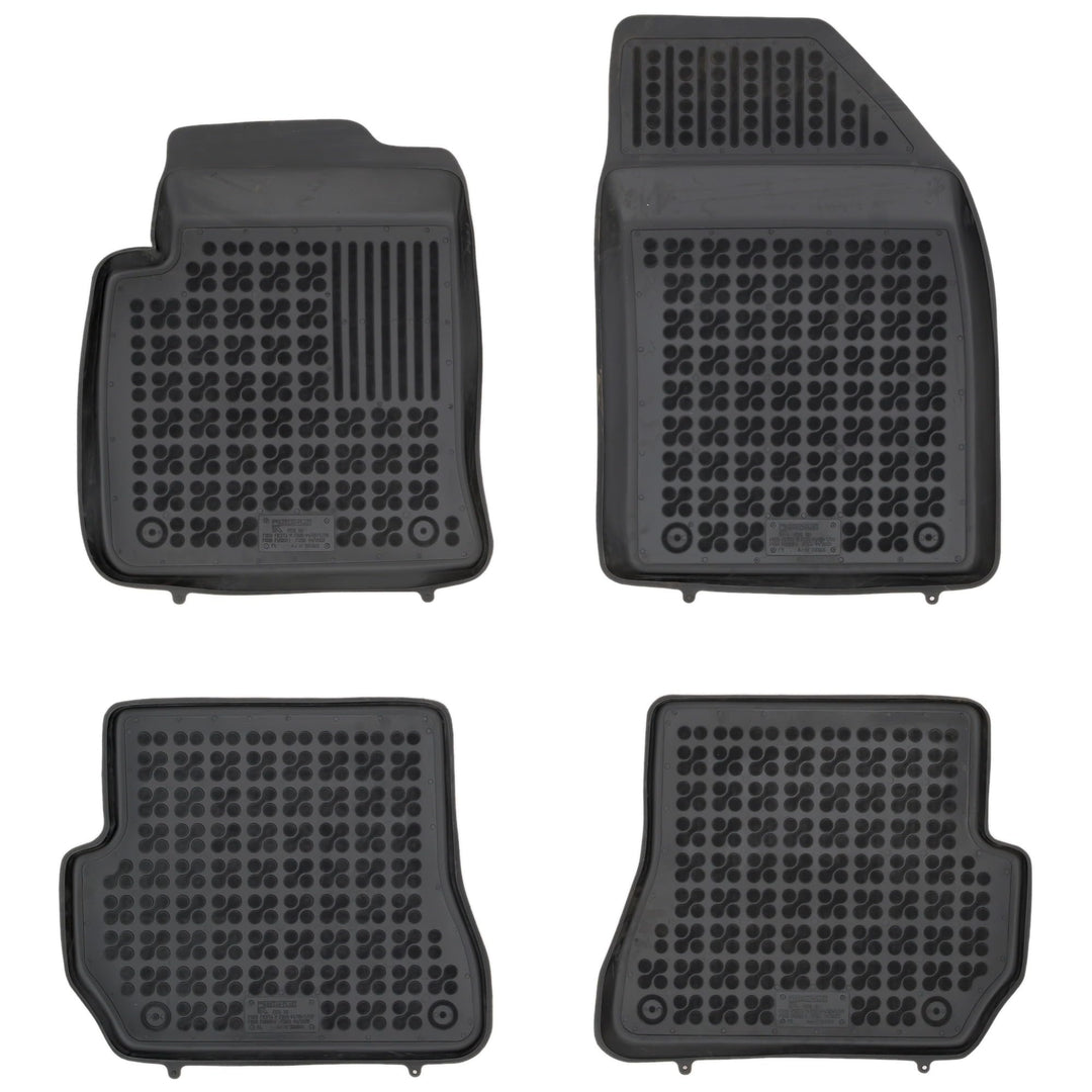 SMK Auto fussmatten gummimatten passt für Ford Fiesta V 2005-2008 fussmatten Auto für alle Jahreszei