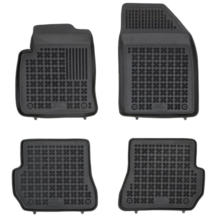 SMK Auto fussmatten gummimatten passt für Ford Fiesta V 2005-2008 fussmatten Auto für alle Jahreszei
