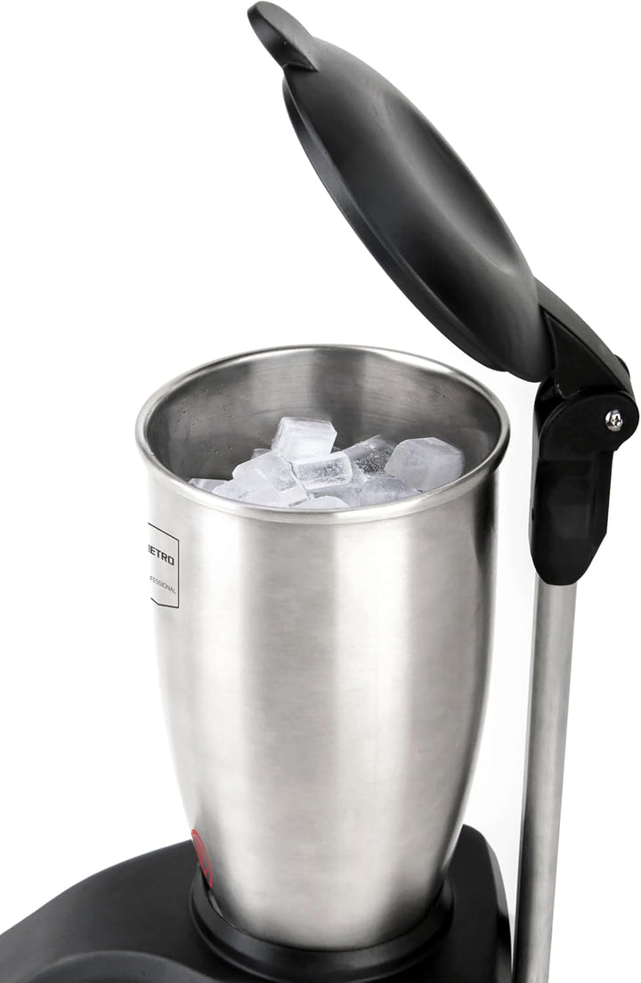 METRO Professional Elektrischer Eiszerkleinerer Ice crusher GEIC1000, Edelstahl, 3 L, 200 W, 160 kg/