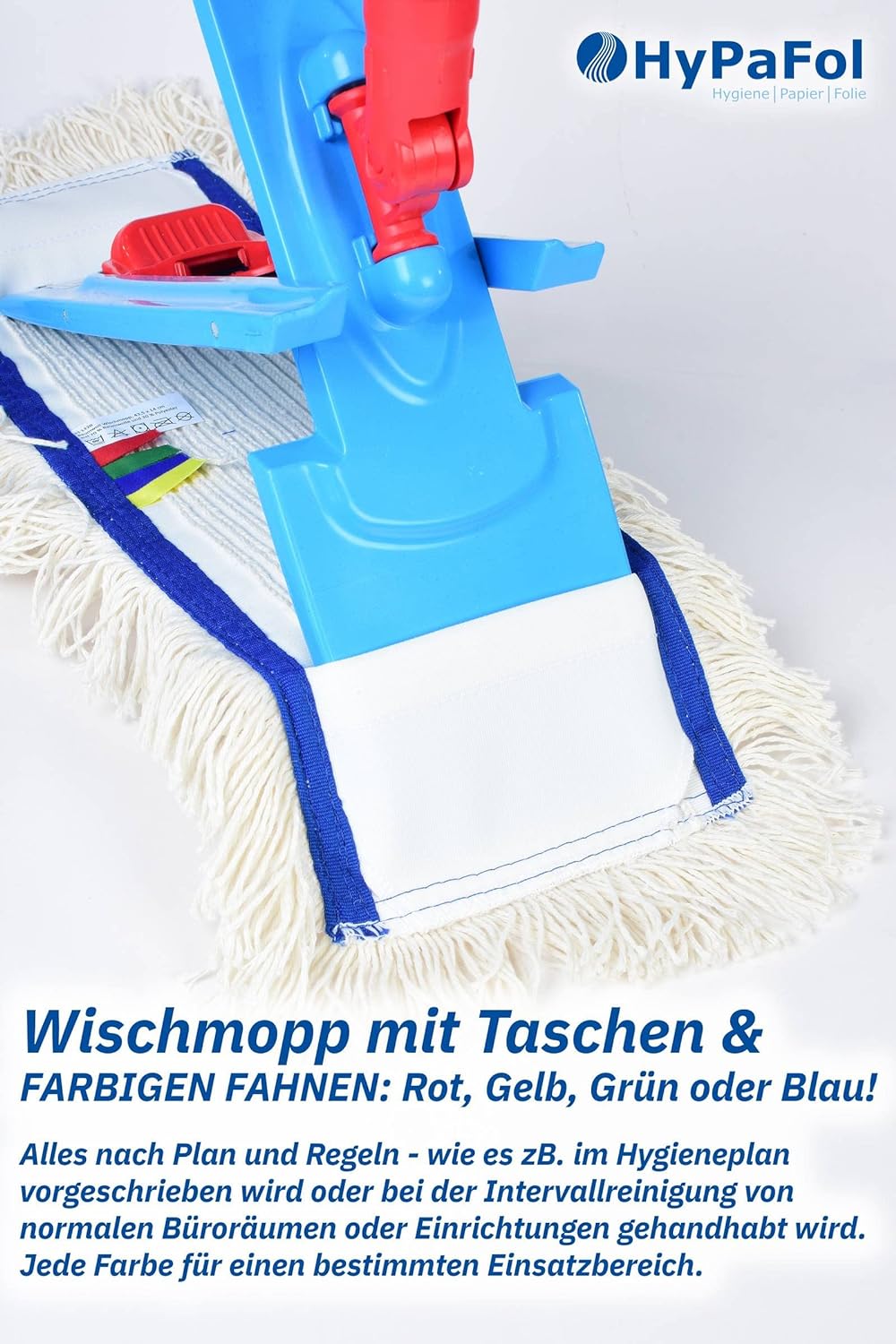 Profi Wischbezug aus Mikrofaser | 50cm Breite | 3er-Pack | für alle Bodenarten und Bodenwischer | Er