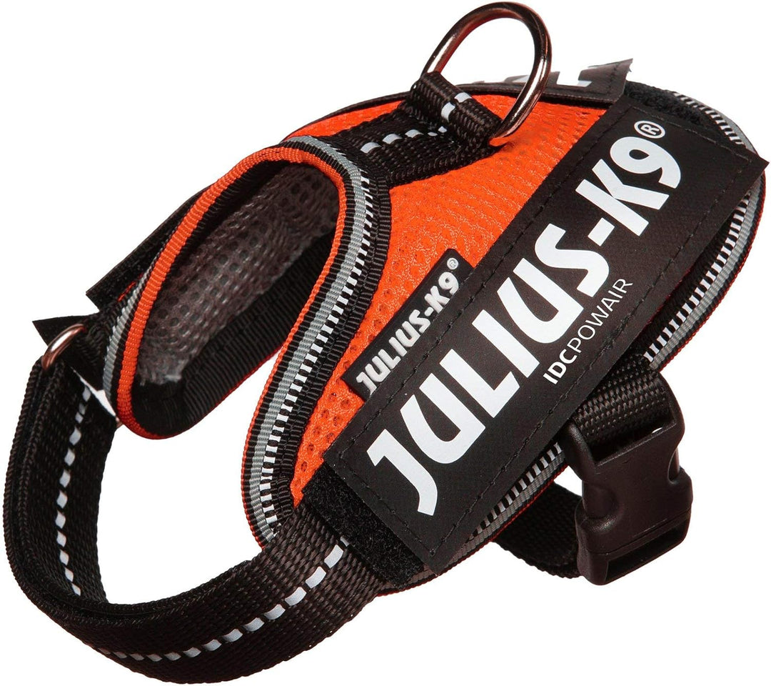 Julius-K9, IDC Powair Hundegeschirr, Grösse: 2XS / Baby 2, Orange Orange 2XS/Baby 2, Orange 2XS/Baby