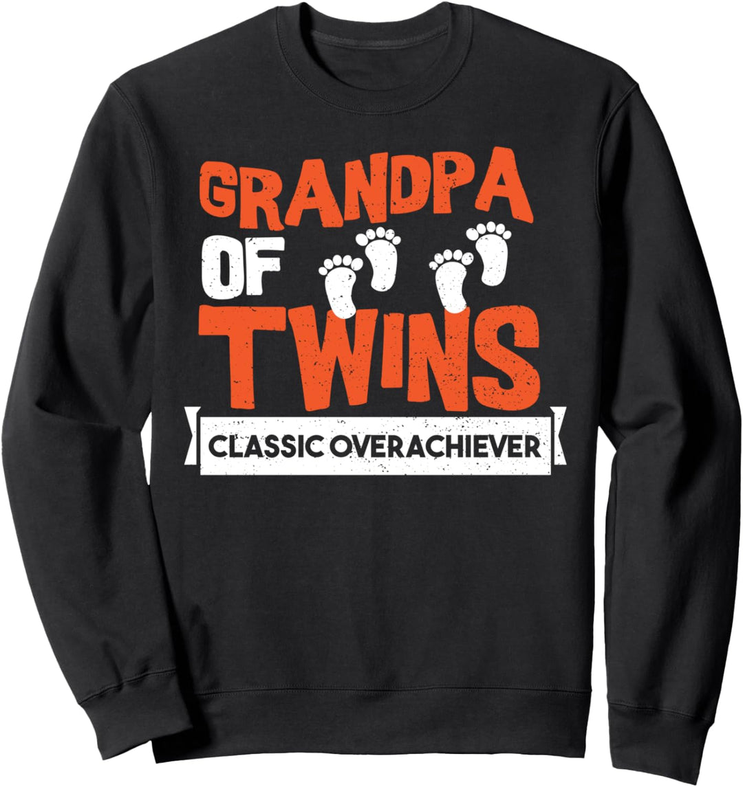 Zwillinge: Grandpa Of Twins - Opa Sprüche Sweatshirt