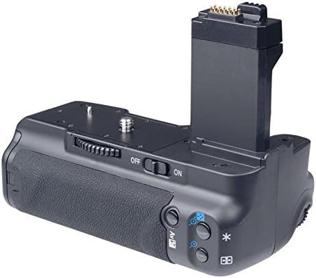 ayex Batteriegriff Passend für Canon EOS 1000D 500D 450D ähnlich BG-E5 100% Kompatibilität Akkugriff