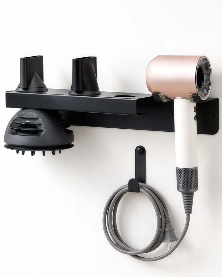 Dyson Föhn Halterung, Föhn Halterung Ohne Bohren für Dyson, Haartrocknerhalter Ohne Bohren aus Edels