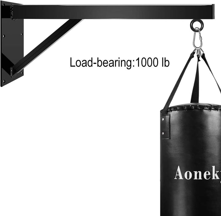 Aoneky WandBoxsack-Halterung 60cm-100cm, Bis 200KG - Taschenaufhänger für Sandsack, MMA, Mua Thai, B