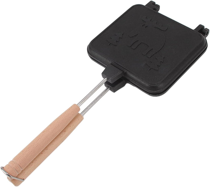 Doppelseitige Sandwich Bratpfanne mit Antihaftbeschichtung, Gegrillter Käse Sandwich Maker mit Hitze