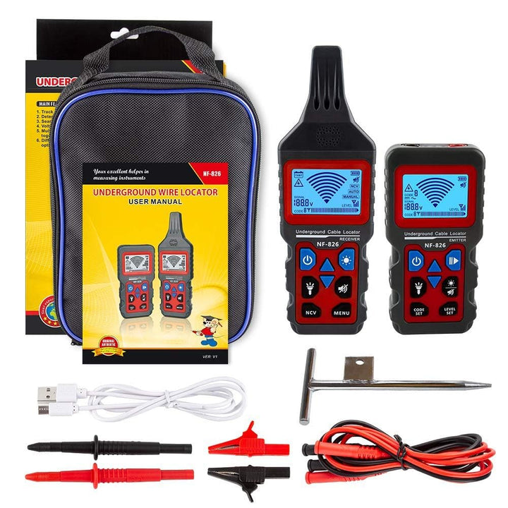 NOYAFA NF-826 Untergrundkabel Tester Locator Draht Tracker Detektor, Wand und unterirdische Rohrleit