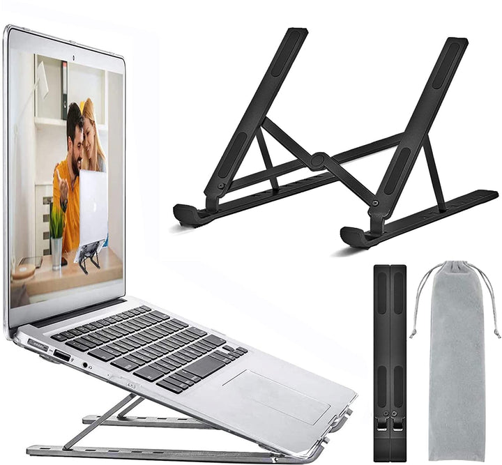 OUGE Laptop Stand, Laptop Holder Riser Computer Stand, Adjustable Foldable Portable Notebook Stand M