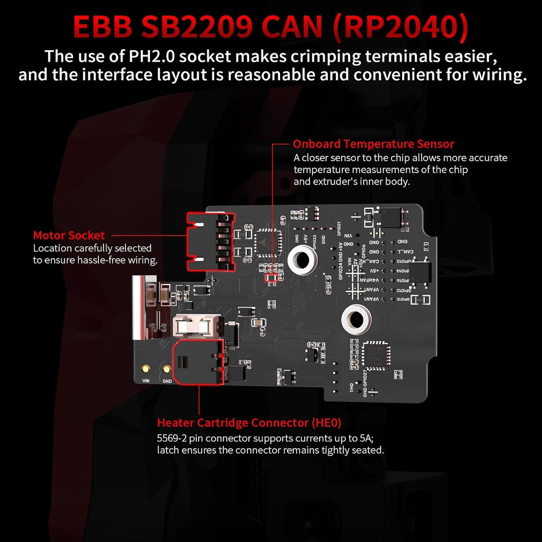 BIGTREETECH EBB SB2209 CAN V1.0（RP2040）