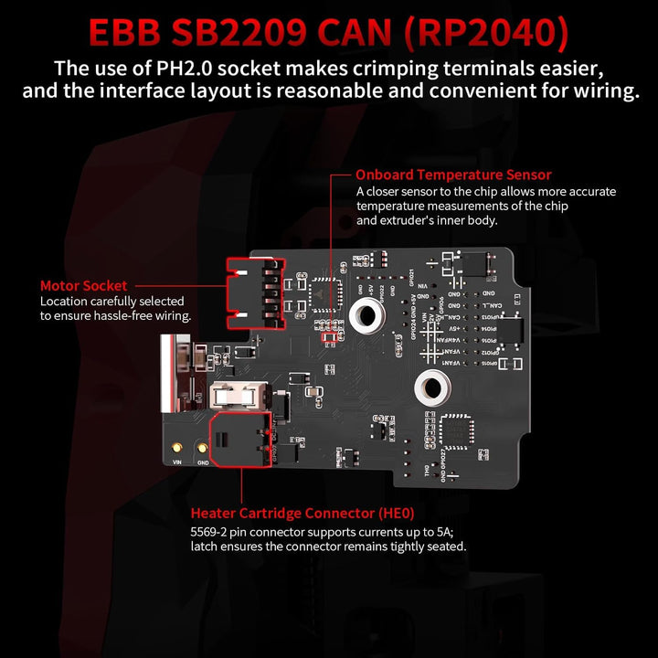 BIGTREETECH EBB SB2209 CAN V1.0（RP2040）