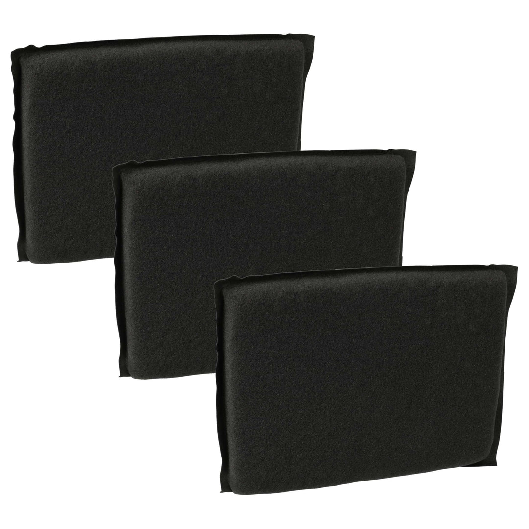 vhbw 3x Aktivkohlefilter kompatibel mit Vorwerk Tiger VT300, VT-300, VT-270 Staubsauger - Filterset