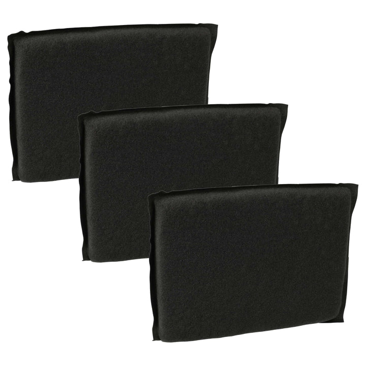 vhbw 3x Aktivkohlefilter kompatibel mit Vorwerk Tiger VT300, VT-300, VT-270 Staubsauger - Filterset