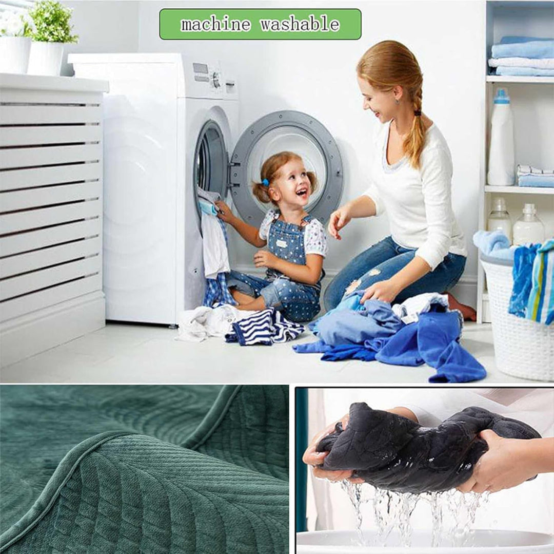 MTHGH Sofabezug Ecksofa l Form Wasserdicht，sofaschoner rutschfest Hund Katze Couch Überzug Ecksofa u