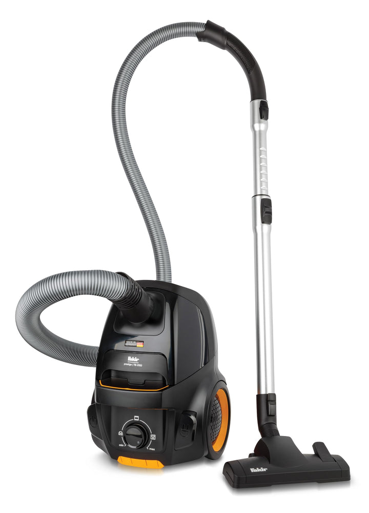 Fakir Air WAVE Prestige TS 2000 - Bodenstaubsauger mit Beutel, HEPA 13 Filter, Extrem leise, 4,5l, S