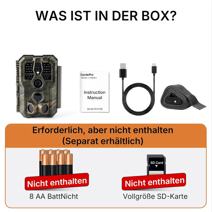 GardePro E5 2.0 Wildkamera