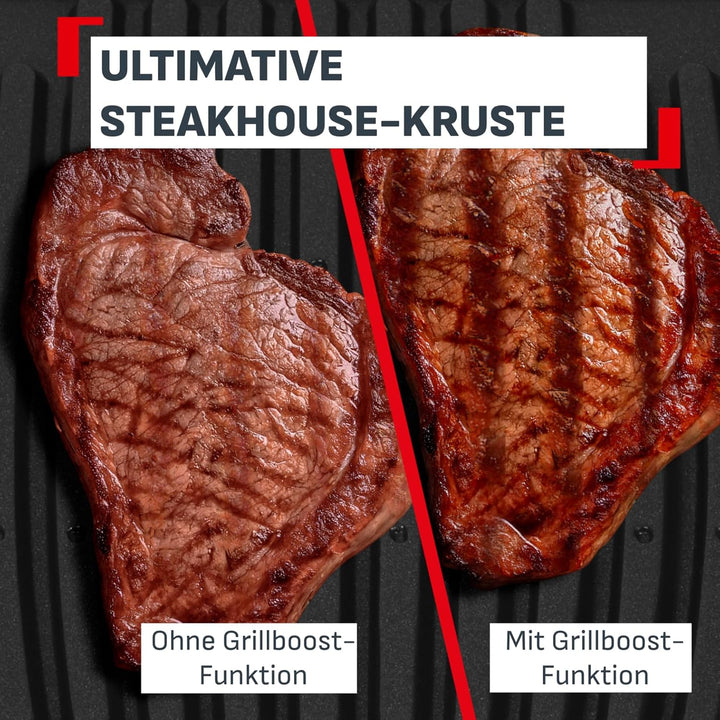 Tefal Kontaktgrill Optigrill Elite XL GC760D | 16 automatische Programme | Digitales Display mit Cou
