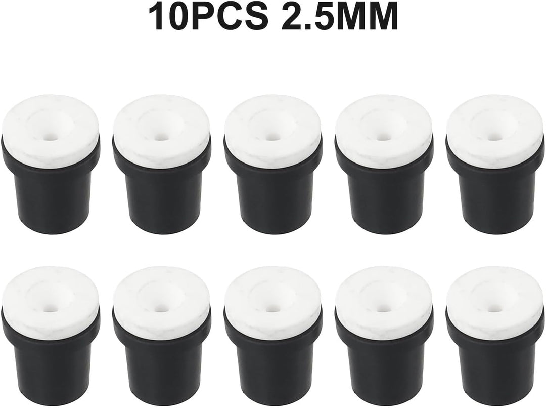 10 Düsen für Sandstrahler, Sandstrahldüsen, 2 mm - 3,5 mm Durchmesser, Sandstrahlspitze, Ersatz für