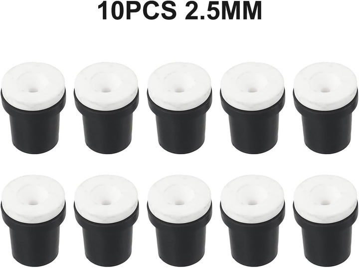 10 Düsen für Sandstrahler, Sandstrahldüsen, 2 mm - 3,5 mm Durchmesser, Sandstrahlspitze, Ersatz für