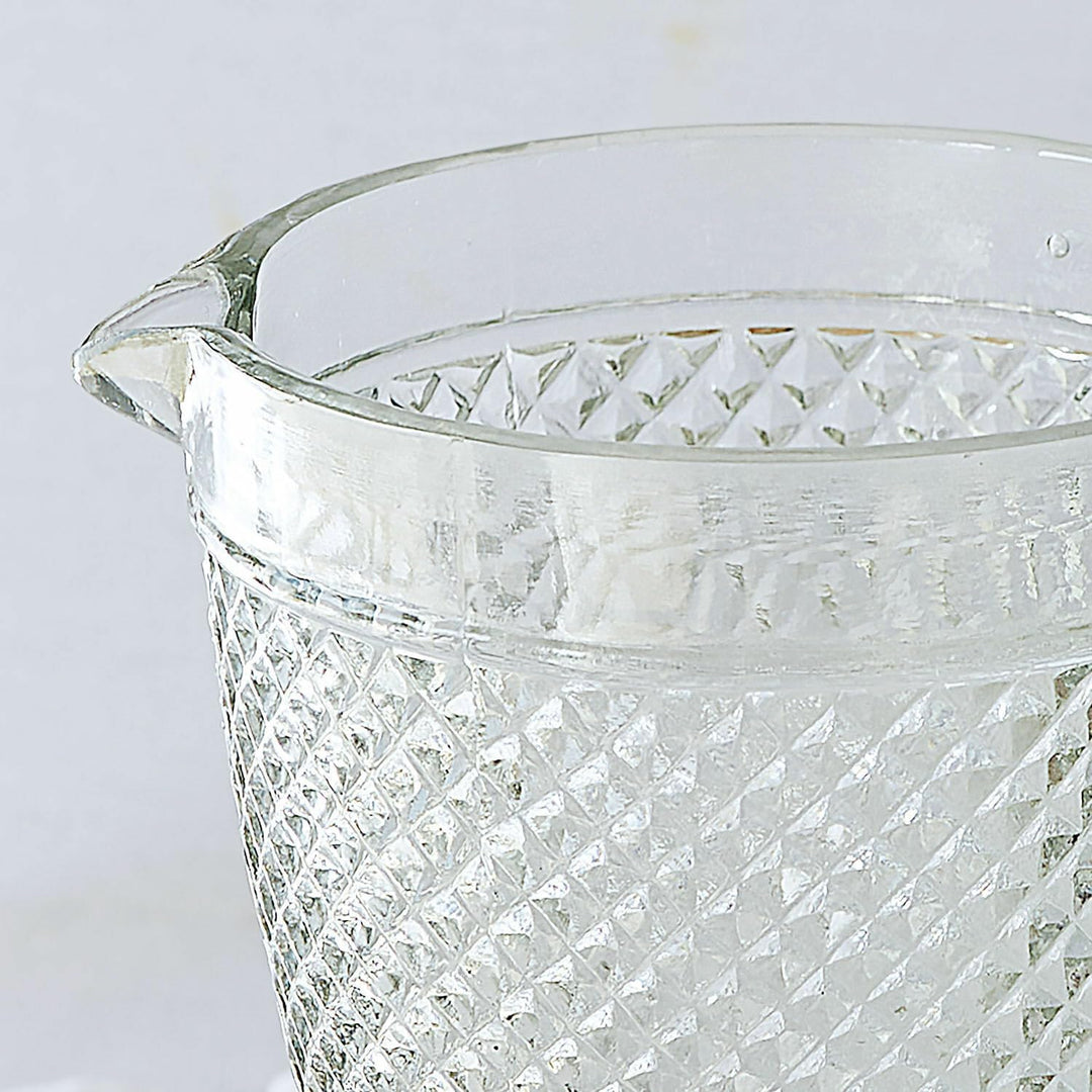 LOBERON Krug Santerre, Strukturiertes Diamantmuster, Spülmaschinenfest, Ergonomischer Henkel, Fasst