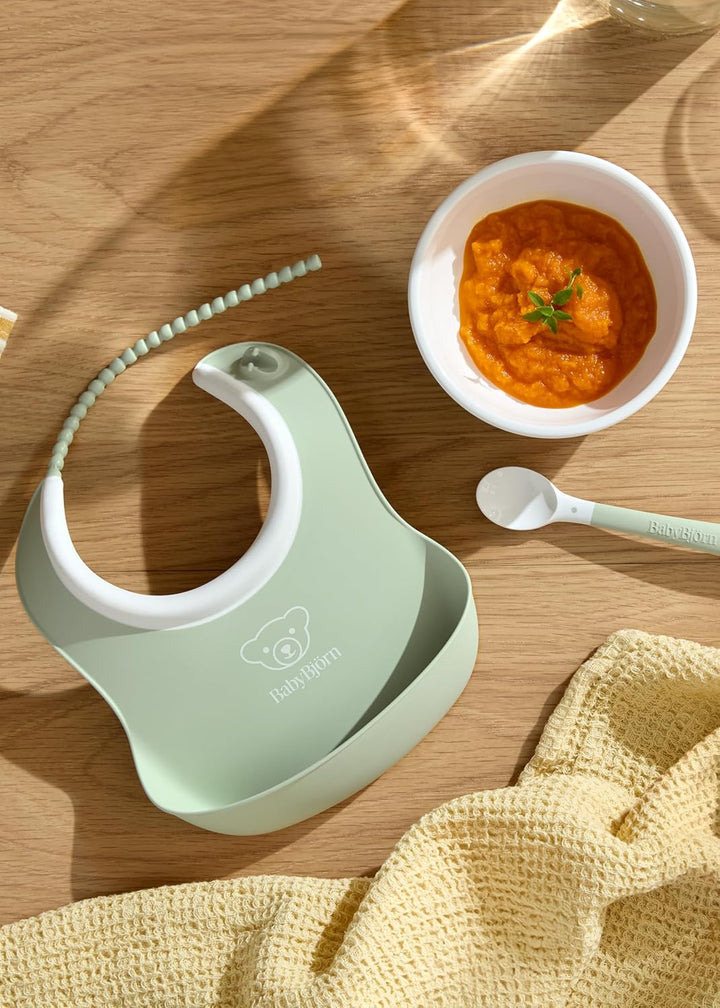 BabyBjörn Kindergeschirr, 3 Teile, Blassgrün, Blassgrün