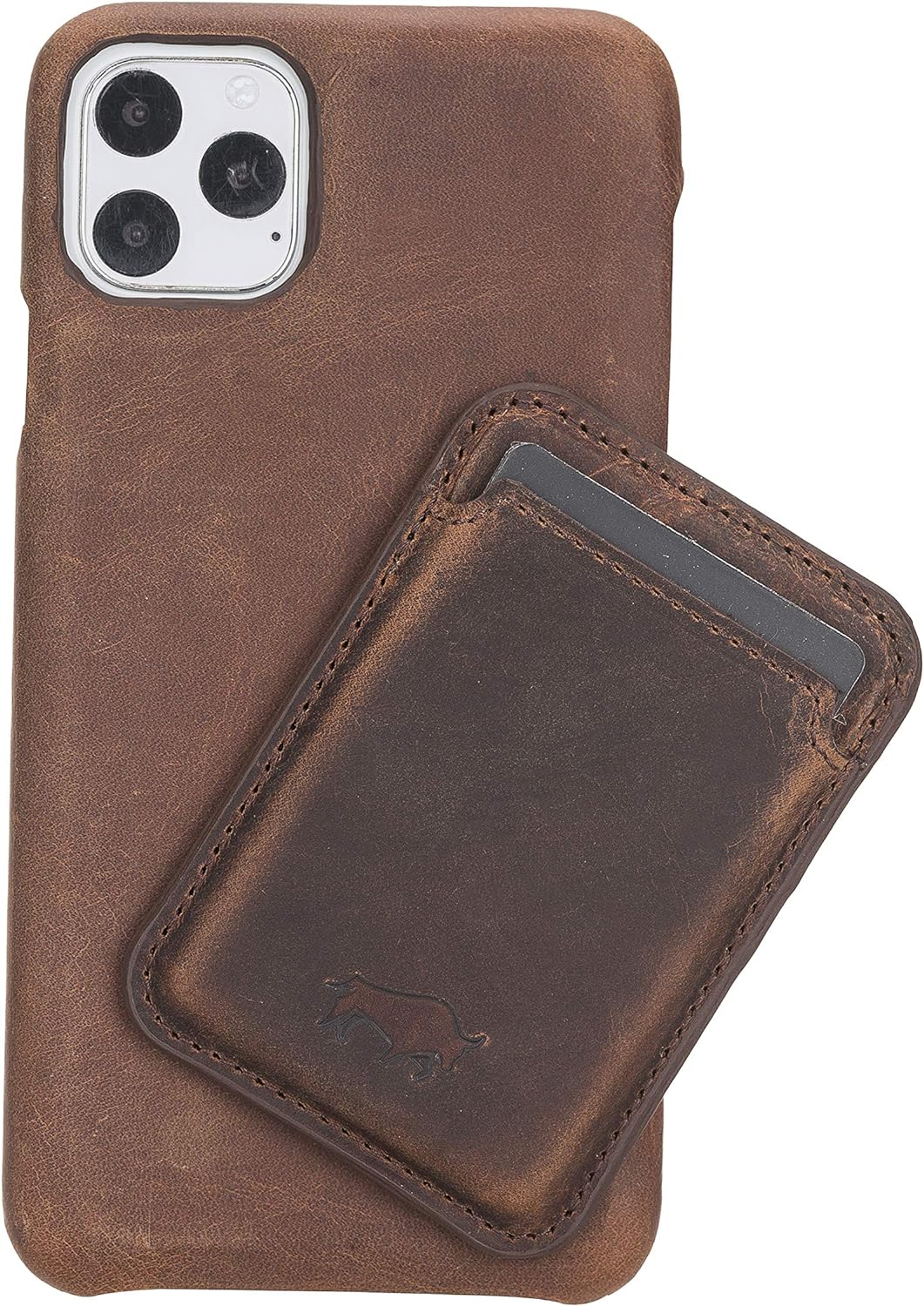 Solo Pelle Lederhülle + magnetische Geldbörse für das iPhone 12 Pro Max in 6.7 Zoll Case Leder Hülle
