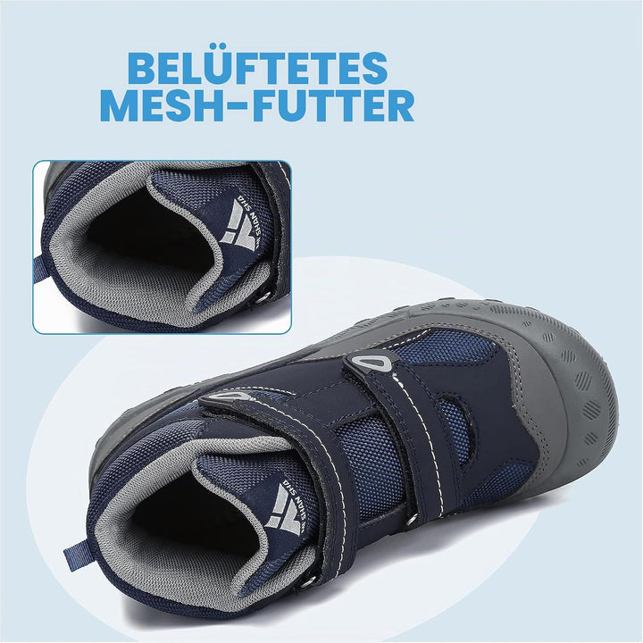 Mishansha Kinder Wanderschuhe rutschfest Leicht Trekking Wanderstiefel für Jungen Mädchen Gr.24-38 K