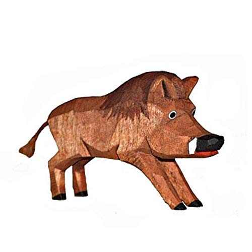 Keiler von Lotte Sievers-Hahn Krippenfigur mit Baumwollbeutel (Wildschwein)