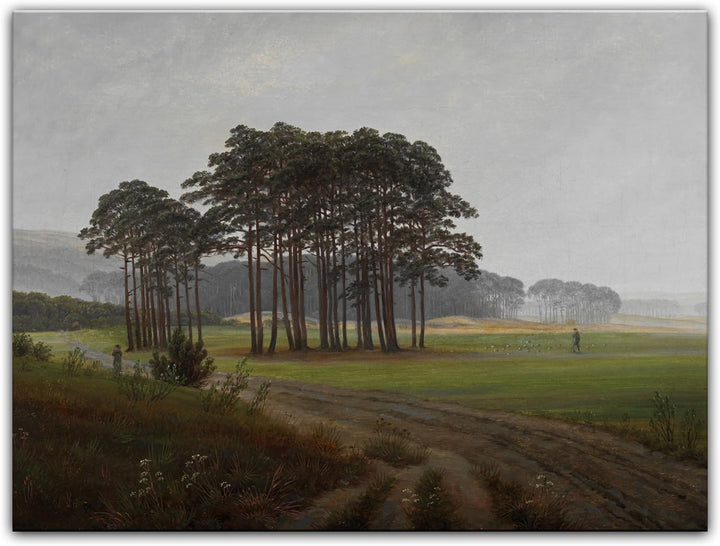 Bilderdepot24 Bild auf Leinwand | Caspar David Friedrich Der Mittag in 80x60 cm als Wandbild | Wand-