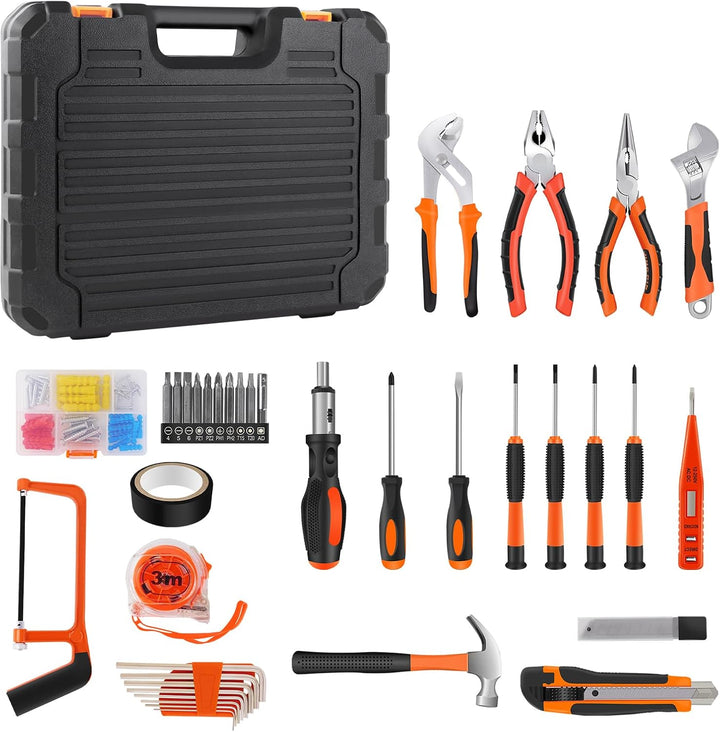 Werkzeugkoffer Set 102 tlg Werkzeug Satz Werkzeugkasten Werkzeugkiste schlüssel Werkzeugkoffer mit W