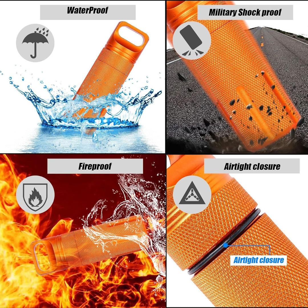 Aenllosi Tasche für Ledger Nano X/Nano S/Nano S Plus Hardware-Wallet,Orange.(Nur Tasche), Orange