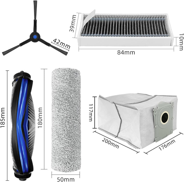 X8 Pro Omni Zubehör für ECOVACS DEEBOT X8 Pro Omni / X8 Omni/YEEDI S14 Plus Roboterstaubsauger 19 Pa
