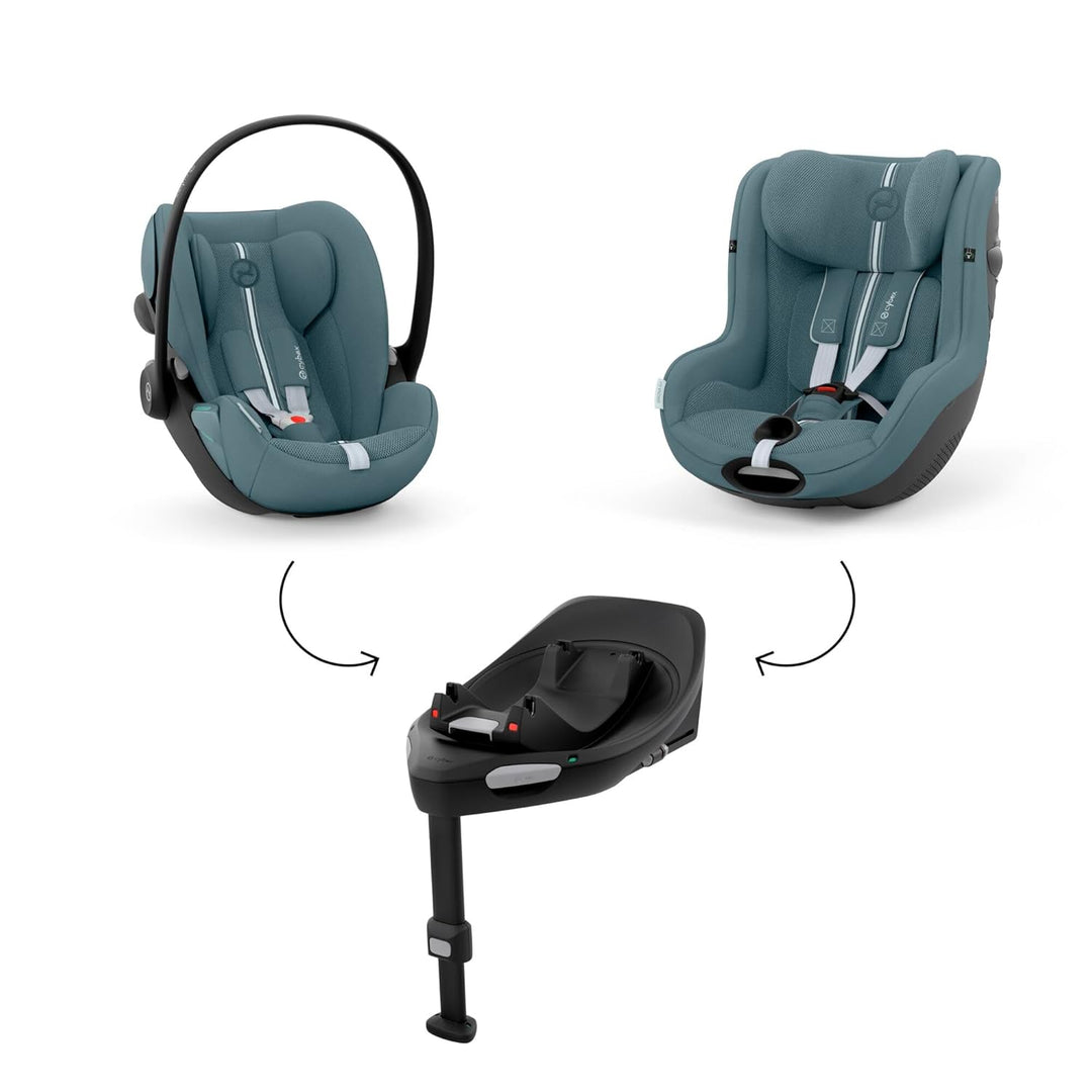 CYBEX Gold Babyschale Cloud G i-Size Plus, Inkl. Neugeboreneneinlage, Ab Geburt bis ca. 24 Monate, F