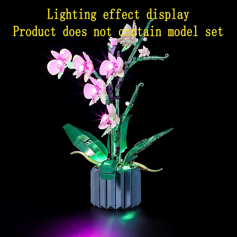 GEAMENT LED Licht-Set Kompatibel mit Lego Orchidee (Orchid) - Beleuchtungsset für Creator 10311 Baum