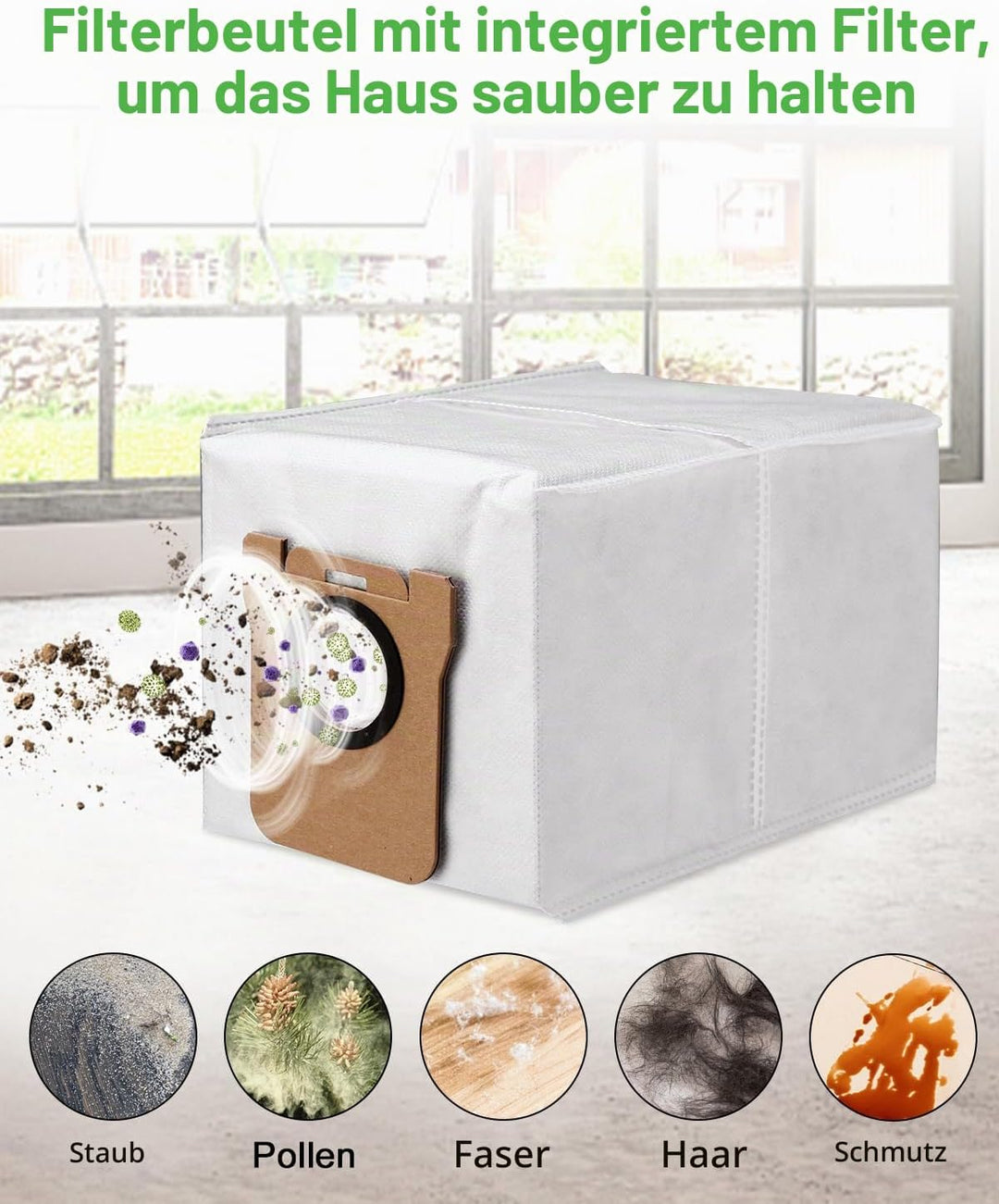 20 Stück Zubehörset für Dreame L20 Ultra,Ersatzteil Set für Dreame L20 Ultra,1 Hauptbürste, 4 Filter