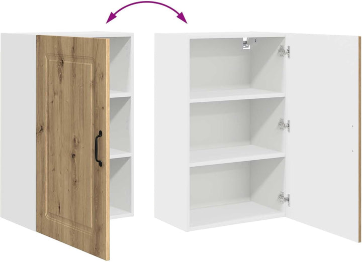 vidaXL Geschirrspülerfront Kalmar Artisan-Eiche 50 x 31 x 80 cm, Eleganter moderner Küchenregal, gro