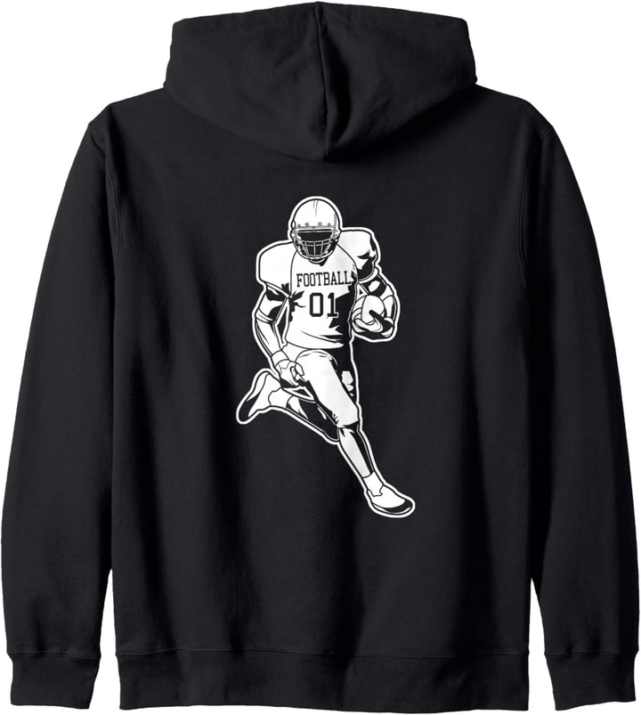 Jungen Footballspieler American Football Kapuzenjacke