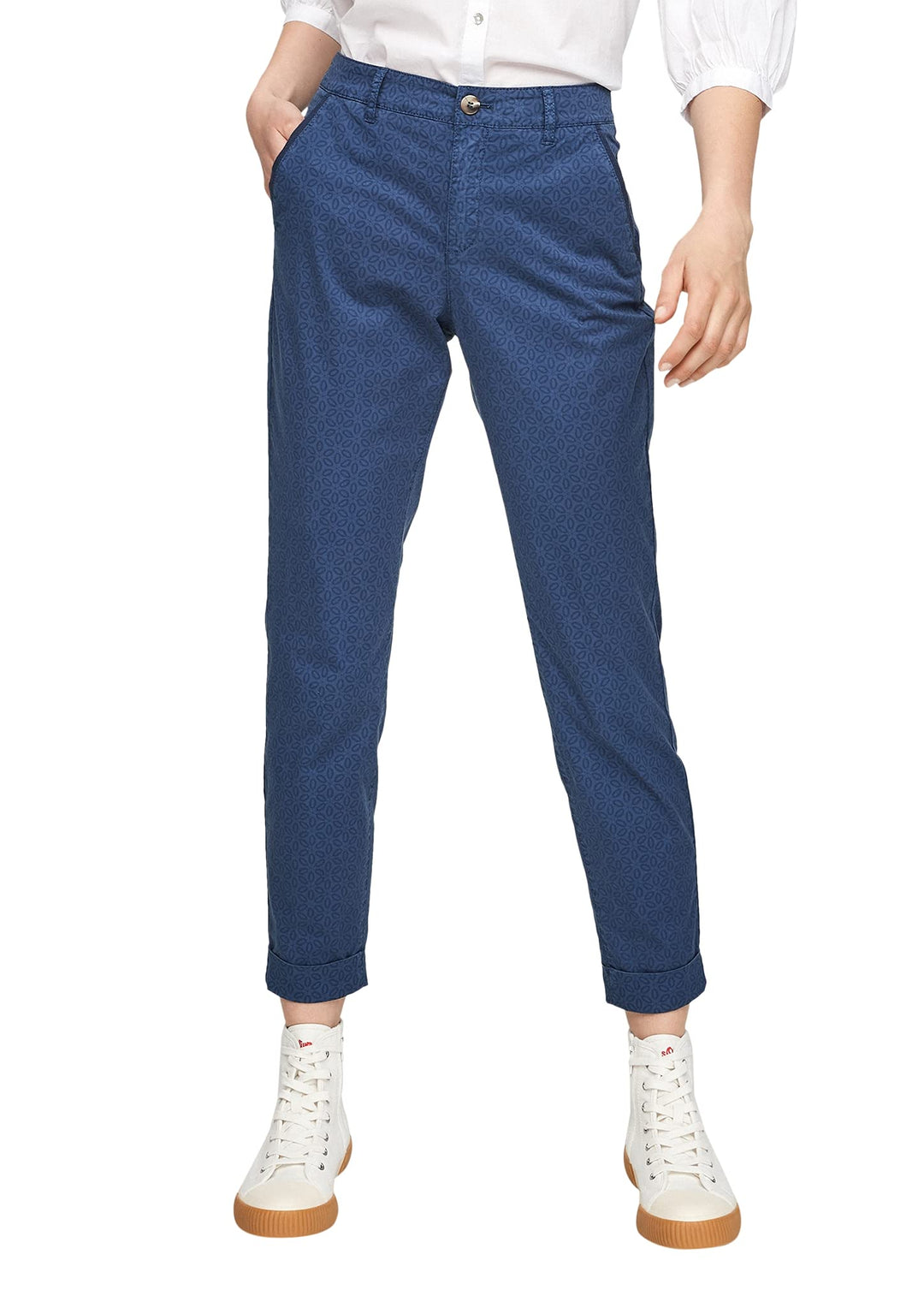 s.Oliver Damen Hose 120.10.104.18.180.2100484 44 Blau, 44 Blau