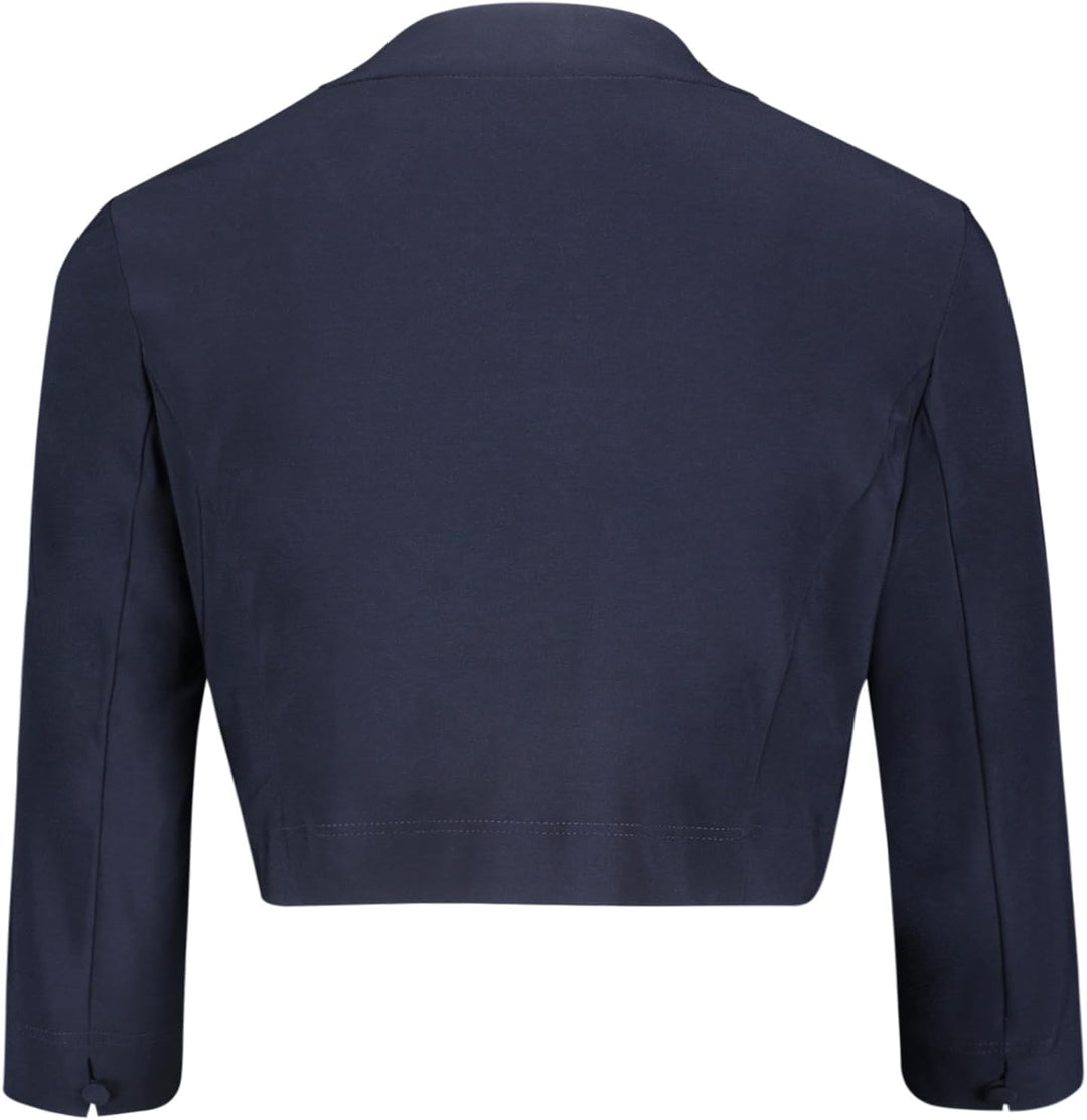 Vera Mont Damen Bolero-Jacke figurbetont 52 Blau, 52 Blau
