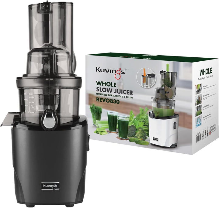 Kuvings | Entsafter | REVO830 | Slow Juicer | Doppelte Einfüllöffnung | automatisches Schneidesystem