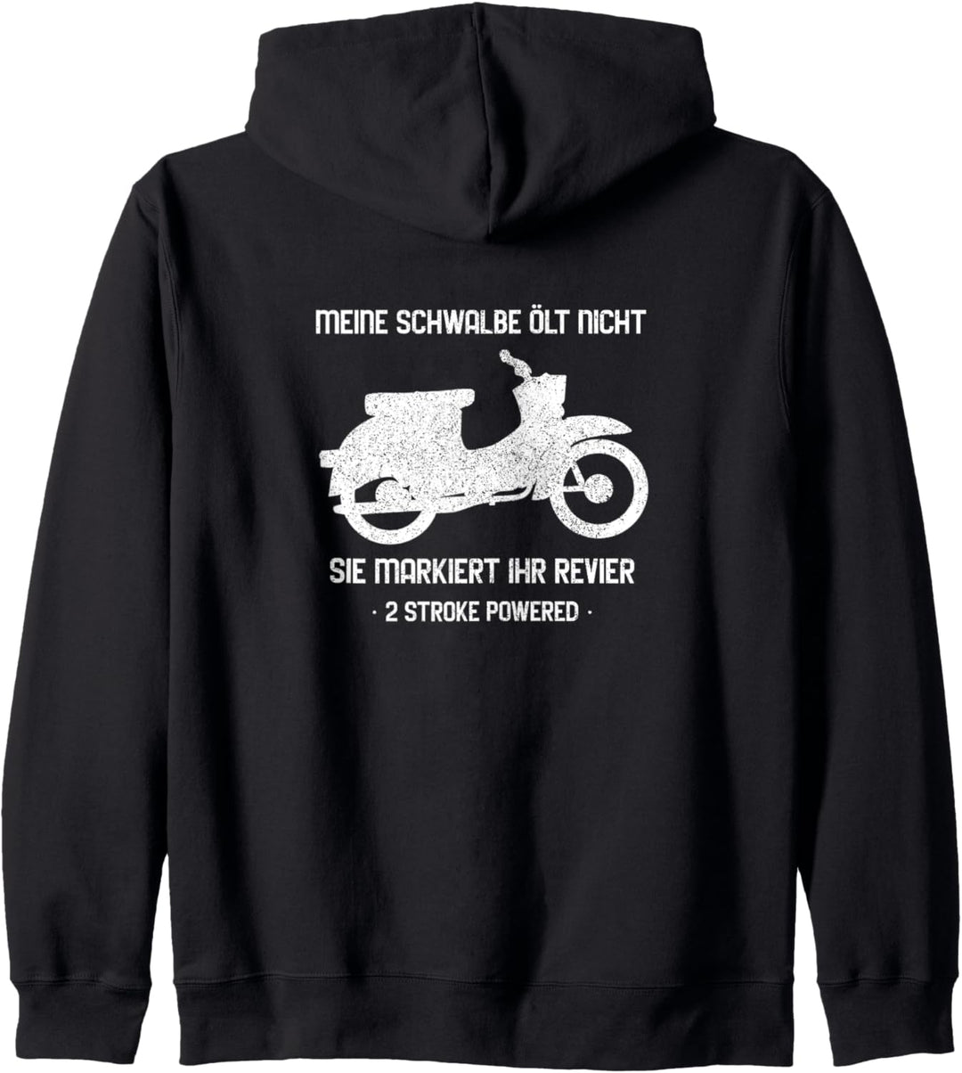 Simson Teile I Schwalbe ölt nicht sie markiert ihr Revier Kapuzenjacke
