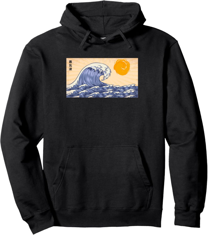 Die grosse Kanagawa-Welle Japanisch Pullover Hoodie