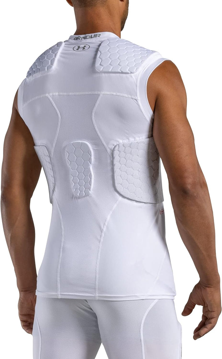 Under Armour Unisex, Teenager UA20420 Gameday Armour Pro 5-Pad Top Youth Youth: M Wt, Youth: M Wt