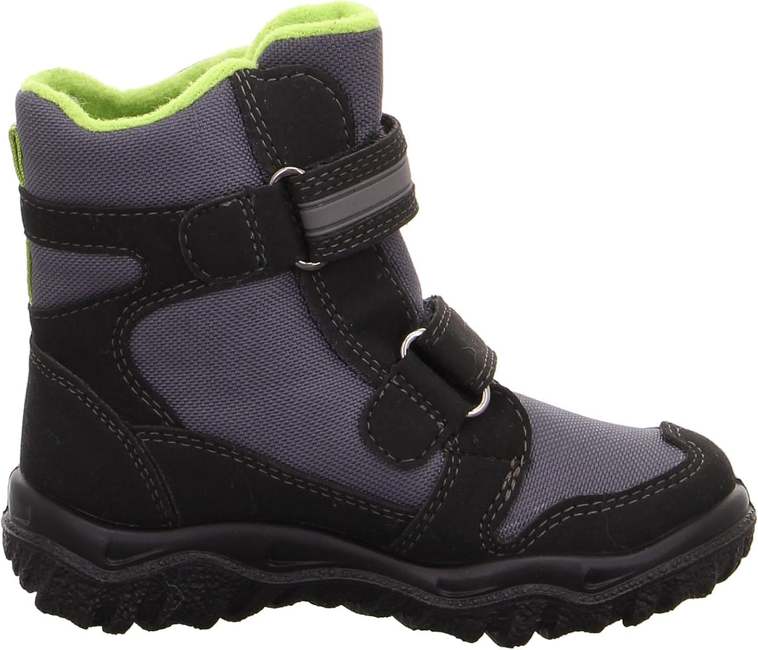 Superfit Jungen Husky Warm Gefütterte Gore-tex Schneestiefel 25 EU Schwarz Grün 0300, 25 EU Schwarz
