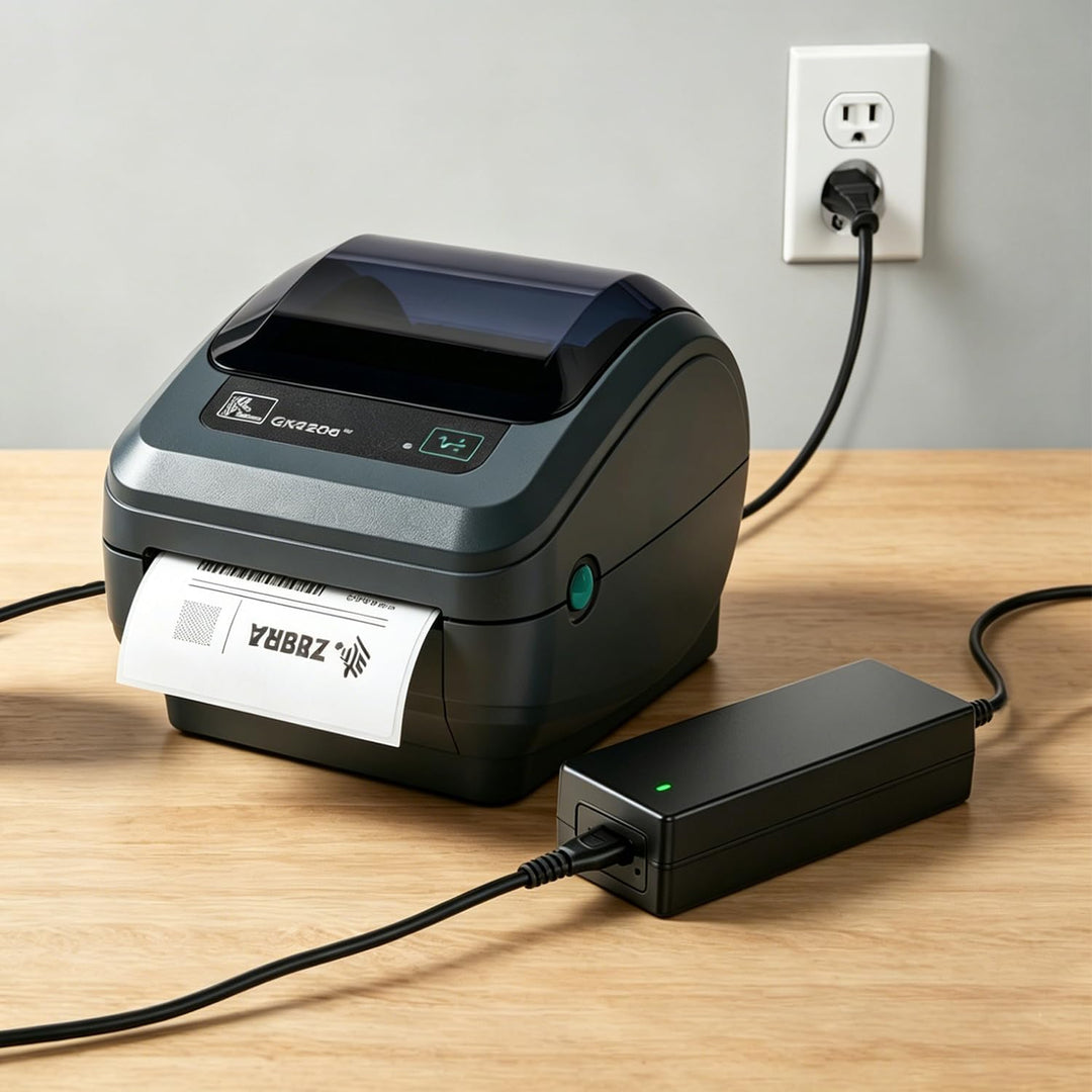 KFD Netzteil 24V 3,75A Ladegerät Ladekabel für Zebra GK420T GK420D GX430T ZD410 GX420D ZD421D ZD620