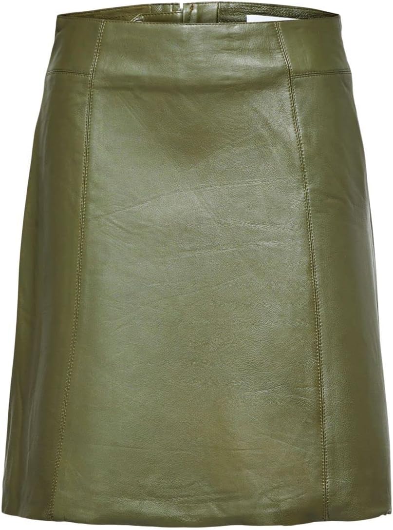 Selected Femme Female Lederrock Mini 34 Schwarz, 34 Schwarz